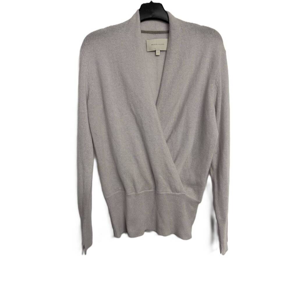 NEW BROCHU WALKER women's phinneas wrap top in aura melange